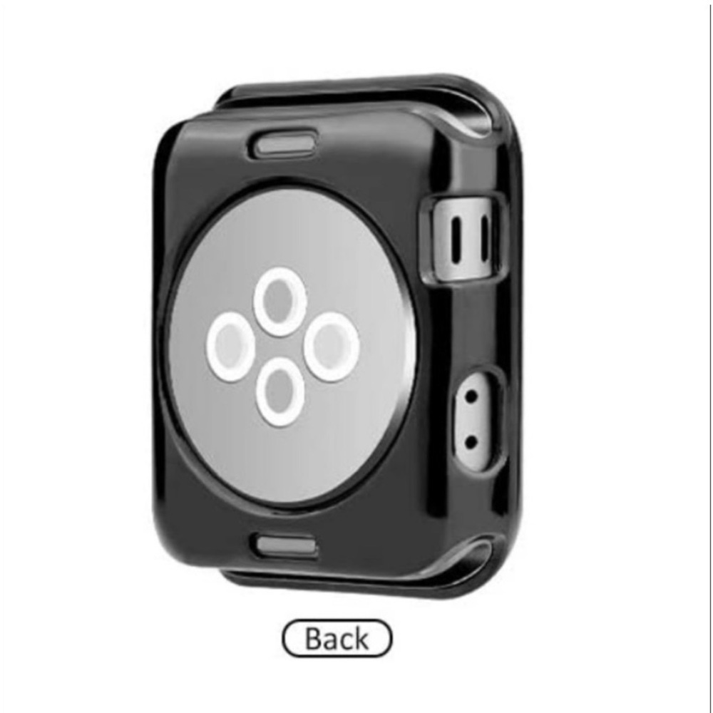 New Unisex Black Glossy Apple Watch Bumper Case for 40mm - Picture 9 of 9